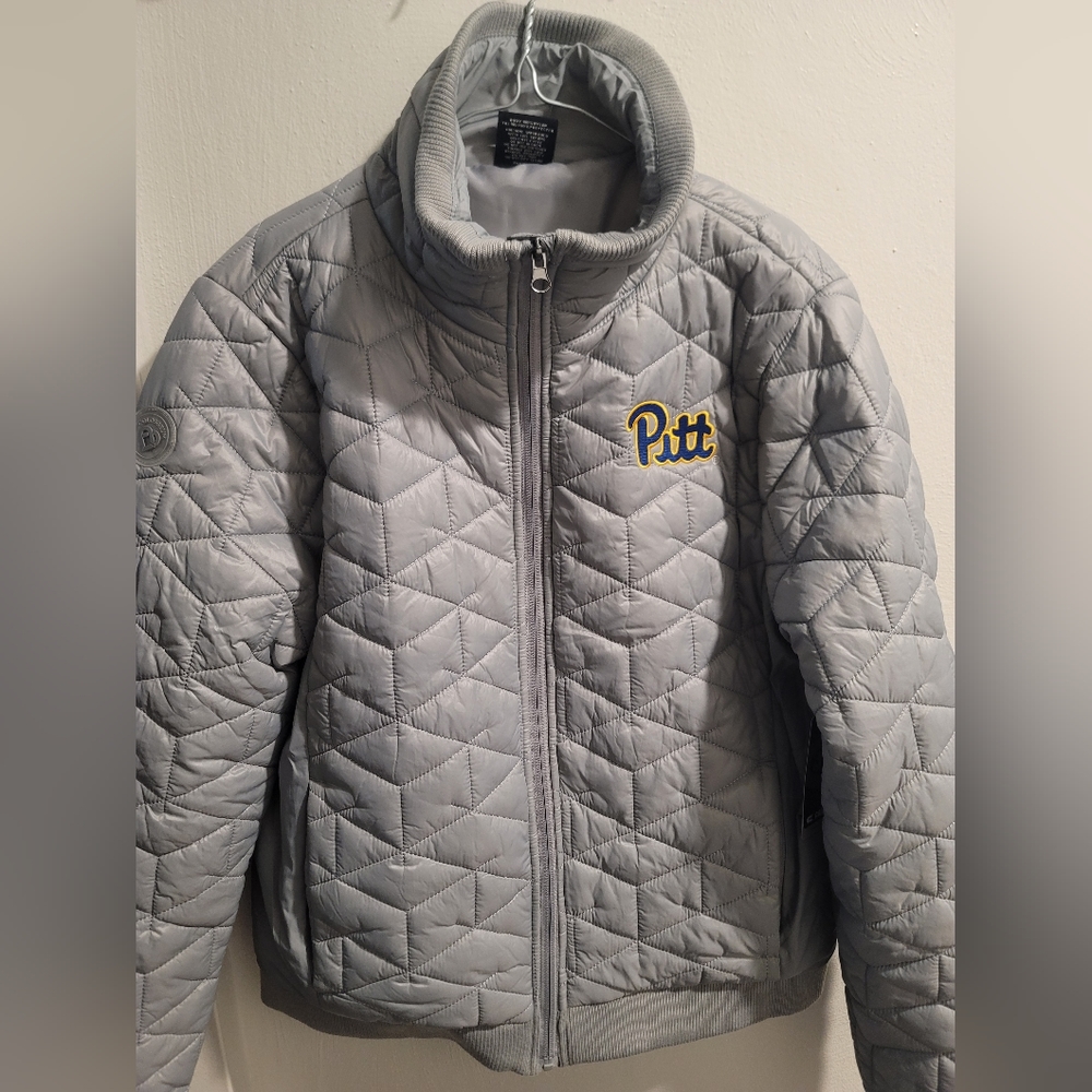 NWT Colosseum Pittsburgh Panther Quilted puffer coat Women's Medium